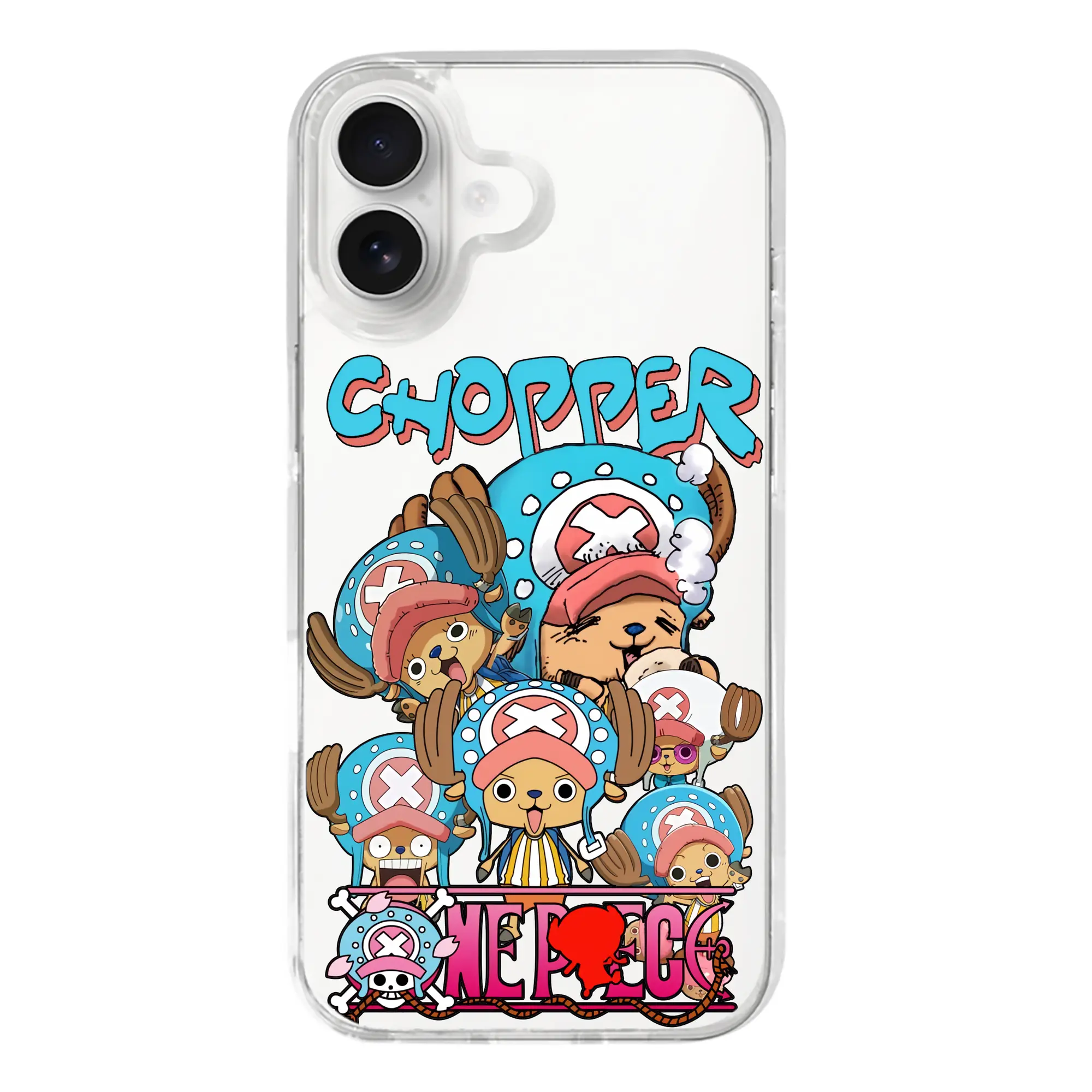 ワンピース グッズ トニートニー・チョッパー - iPhone 17シリーズ 透明スマホケース – 薄型・耐衝撃・精密フィット保護カバー